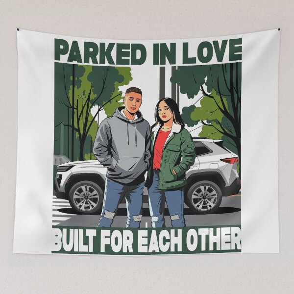 Item preview, Parked in Love - Built for Each Other designed and sold by Concept-Hub.