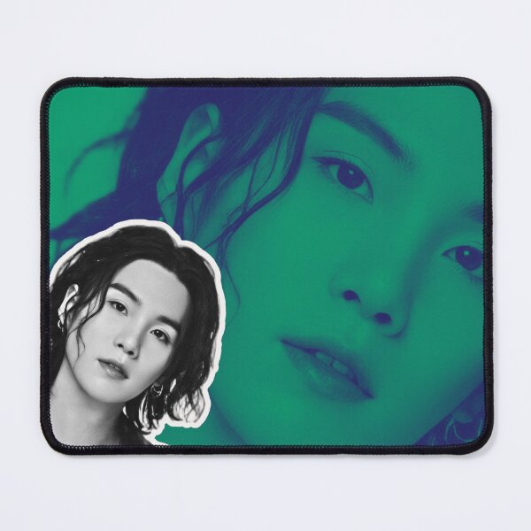 Item preview, BTS Suga Vibes – Bold Green Pop Art Style designed and sold by JkookieFinds.