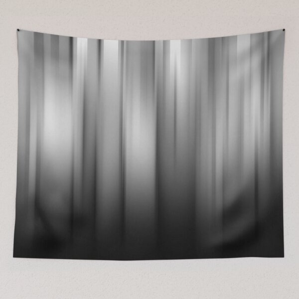 Item preview, Grey White Monochrome Aurora Vertical Abstract Art designed and sold by InFrameVision.