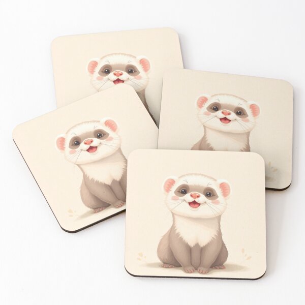 Item preview, ferret playing designed and sold by vinniespeer.