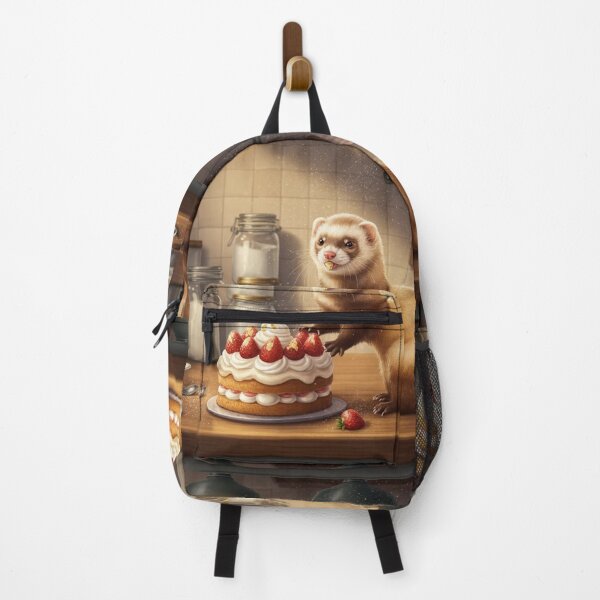 Item preview, ferret stealing cake designed and sold by vinniespeer.