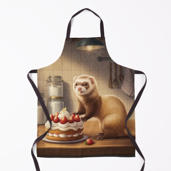 Item preview, ferret stealing cake designed and sold by vinniespeer.