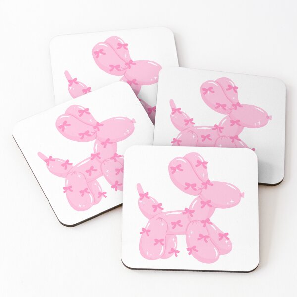 Item preview, Pink Sparkly Bow Balloon Dog Aesthetic designed and sold by lea-lani.