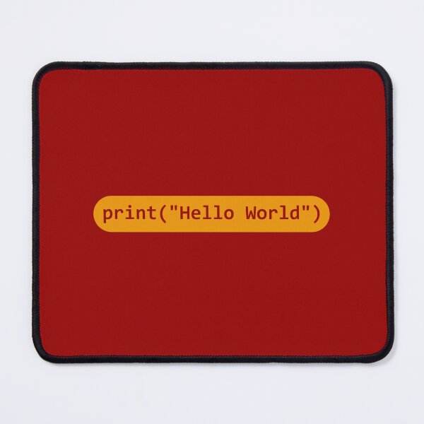Item preview, Hello World Python Code designed and sold by FridPix.