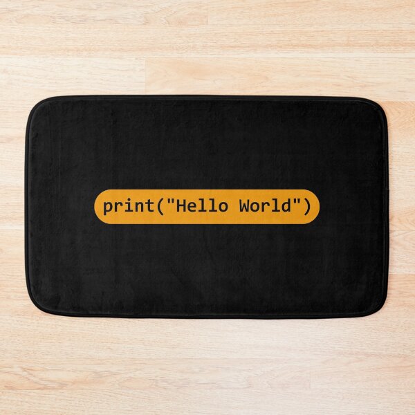 Item preview, Hello World Python Code designed and sold by FridPix.