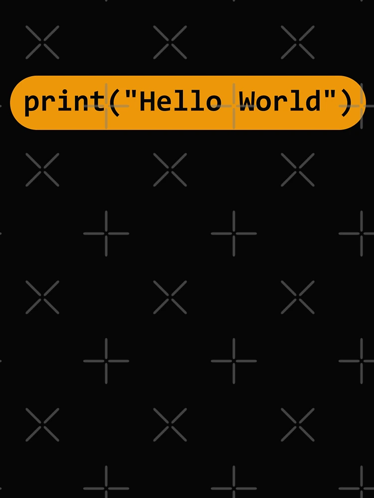 Thumbnail 4 of 4, Boxy T-Shirt, Hello World Python Code designed and sold by FridPix.