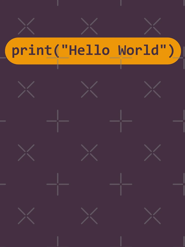 Thumbnail 4 of 4, Relaxed T-Shirt, Hello World Python Code designed and sold by FridPix.