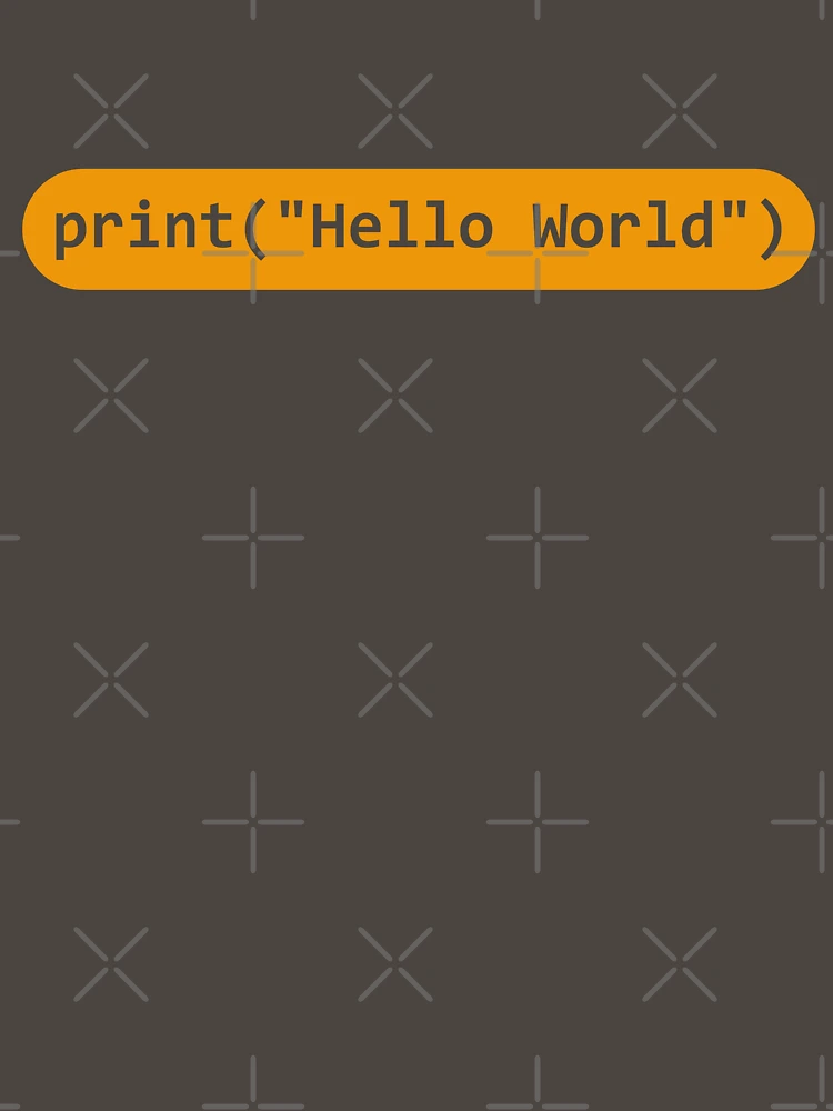 Thumbnail 7 of 7, Classic T-Shirt, Hello World Python Code designed and sold by FridPix.