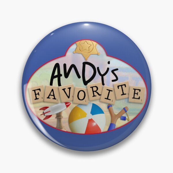 Item preview, Andy's Favorite Toy – Nametag Inspired Artwork designed and sold by Park Personalities // The Cast Closet.