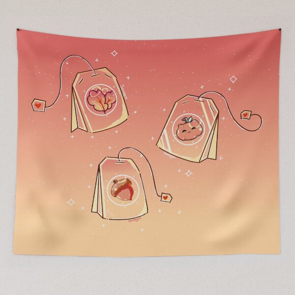 Item preview, Autumn Teabags designed and sold by Sonoyin.