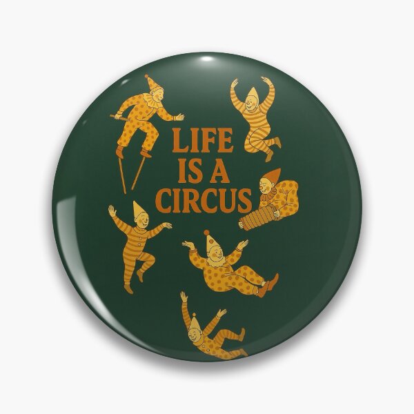 Item preview, Life Is a Circus – Retro Vintage Circus Clown Design designed and sold by Still Breathing Studio.