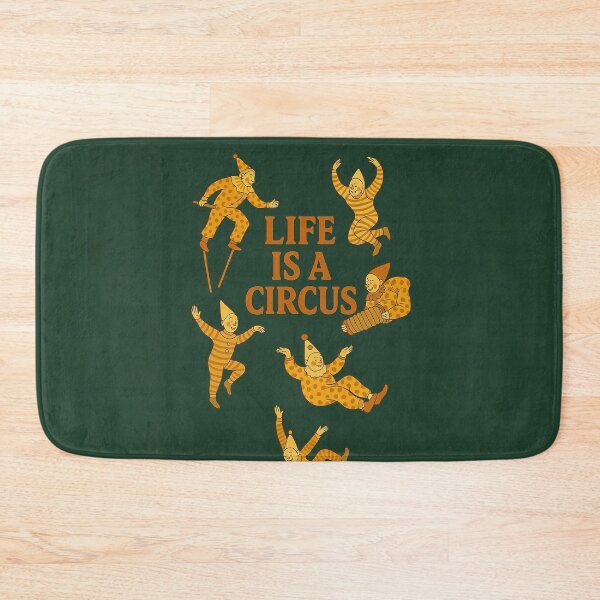 Item preview, Life Is a Circus – Retro Vintage Circus Clown Design designed and sold by Still Breathing Studio.