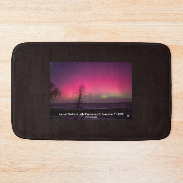 Item preview, Vibrant Kansas Aurora 2: Digitally Enhanced Art Print - Green/Pink designed and sold by WhoaDeals.