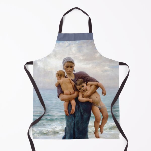 Item preview, Virginie Demont-Breton - Woman Carrying Her Children by the Sea designed and sold by Jon-Baran.