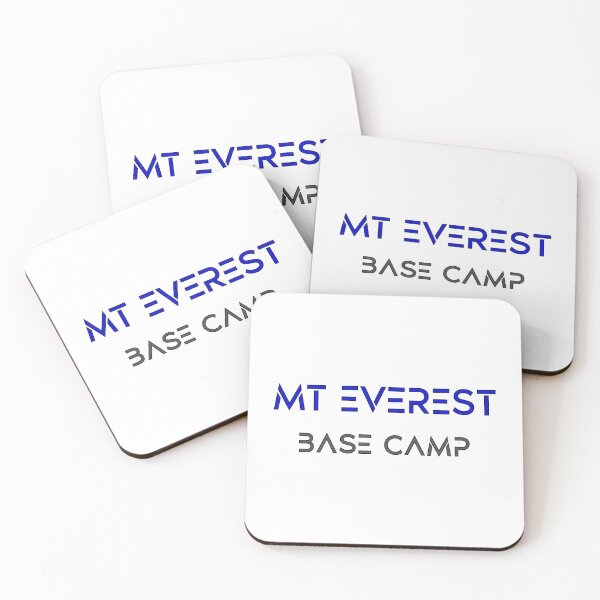 Item preview, MT EVEREST, BASE CAMP, STENCIL FONT, BLUE, QUOTES  designed and sold by AASparksDesigns.