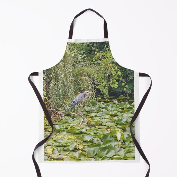 Item preview, Crane In Lily Pads designed and sold by VirginiaHDesign.