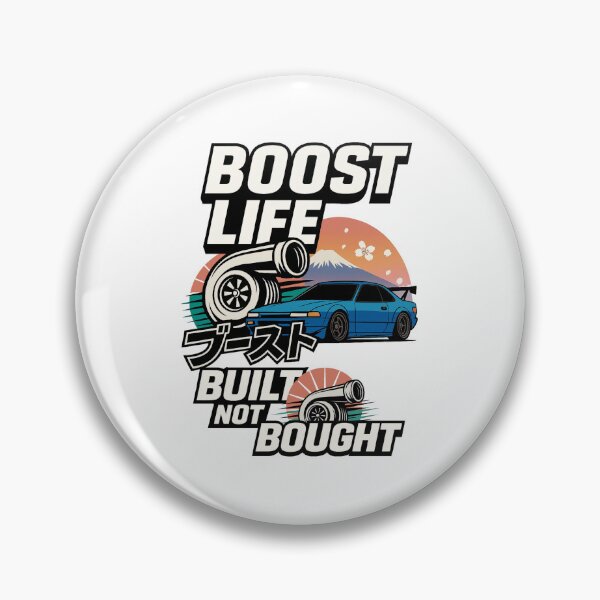 Item preview, Boost Life – Built Not Bought JDM Turbo Sunset Car Design  designed and sold by louzza  shop.