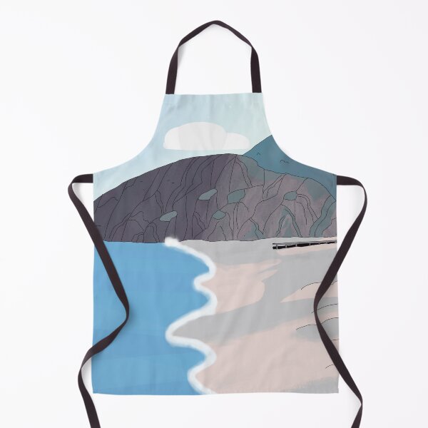 Item preview, Clear Day at the Beach City Boardwalk designed and sold by NonbinarySarah.