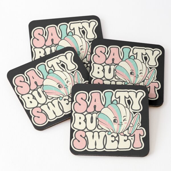 Item preview, Salty But Sweet – Retro Seashell Summer Cartoon designed and sold by DIRTYSKETCHH.