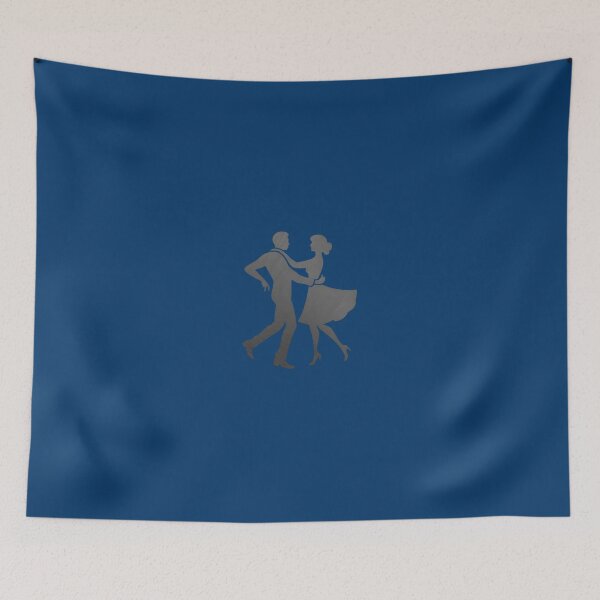 Item preview, A couple performing a ballroom dance_Black paint designed and sold by Aariq.