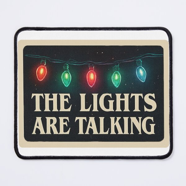 Item preview, Talking Christmas Lights – Retro Neon Aesthetic Sticker designed and sold by FilipaAndrez.