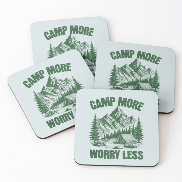 Item preview, Camp More Worry Less designed and sold by NosandEdgy.