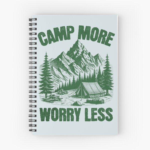Item preview, Camp More Worry Less designed and sold by NosandEdgy.