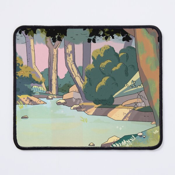 Item preview, Quiet Riverbank in the Forest designed and sold by NonbinarySarah.