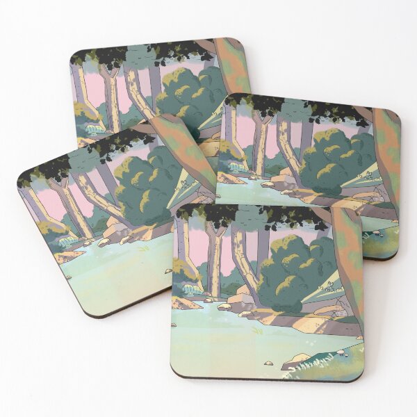Item preview, Quiet Riverbank in the Forest designed and sold by NonbinarySarah.