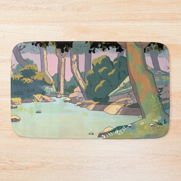 Item preview, Quiet Riverbank in the Forest designed and sold by NonbinarySarah.