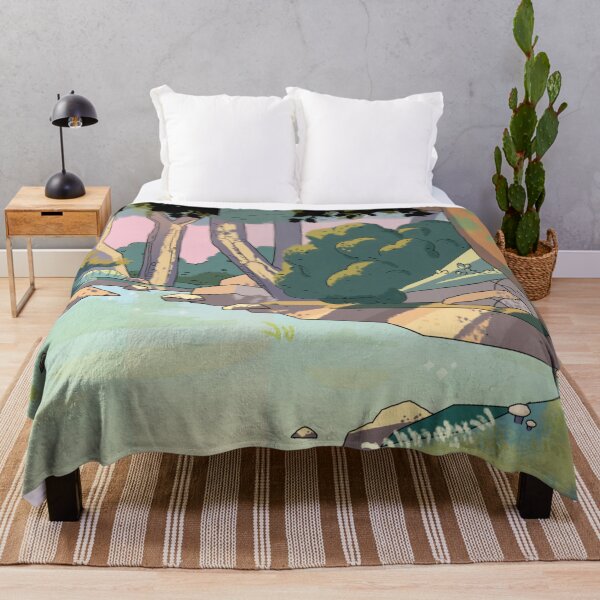 Item preview, Quiet Riverbank in the Forest designed and sold by NonbinarySarah.