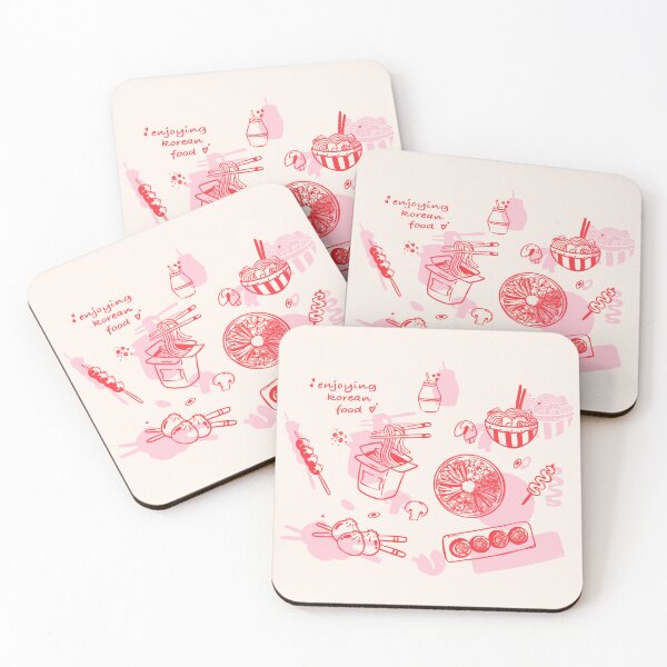 Item preview, Enjoying Korean food  designed and sold by nelkrshop.