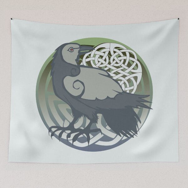 Item preview, Raven and the Moon | Gigfran a’r lleuad designed and sold by Aakheperure.
