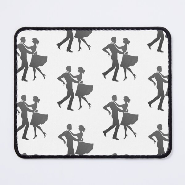 Item preview, A couple performing a ballroom dance_Black paint_side view designed and sold by Aariq.