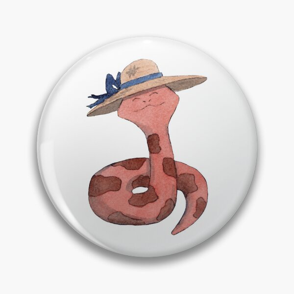 Item preview, Happy Snake in a Sun Hat - Painted in Watercolor designed and sold by srsig designs.