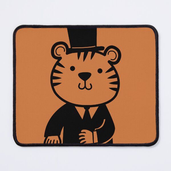 Item preview, Dapper Tiger Gentleman in a Little Top Hat designed and sold by Lyonyx.