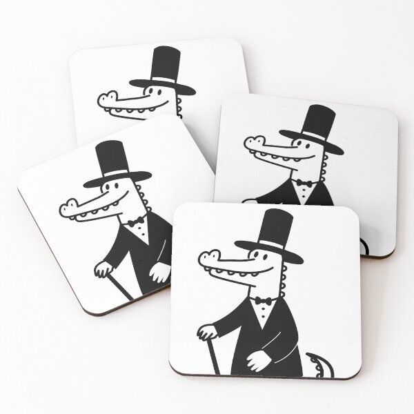 Item preview, Dapper Little Alligator Man (with top hat) designed and sold by Lyonyx.