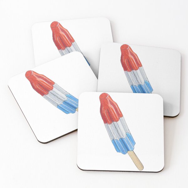 Item preview, Hand Drawn Rocket Bomb Popsicle designed and sold by Lena Draws.