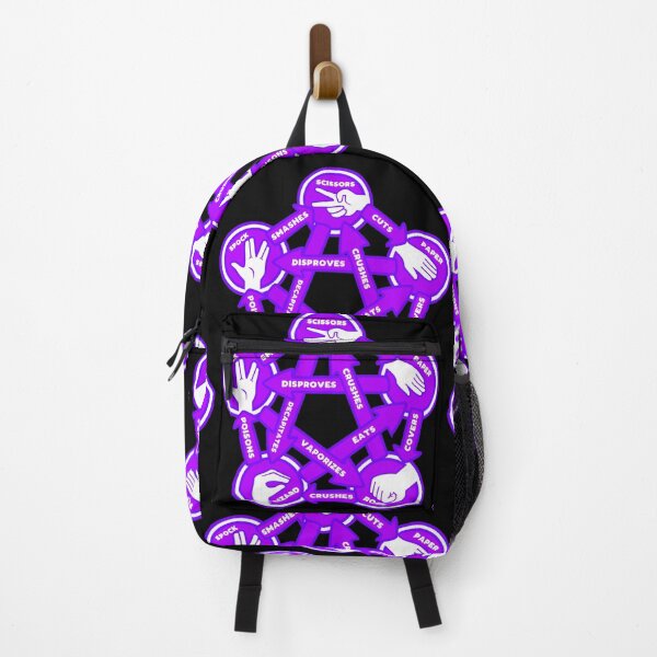 Item preview, Funny Nerdy Rock Paper Scissors Lizzard Spock Math Teacher Purple designed and sold by MathWare MathClips.