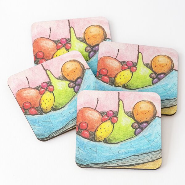 Item preview, Fruits in a blue paper bag hand drawn designed and sold by Boy and Belugee.