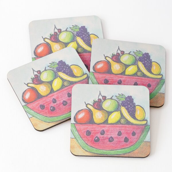 Item preview, Watermelon and Fruits hand drawn designed and sold by Boy and Belugee.