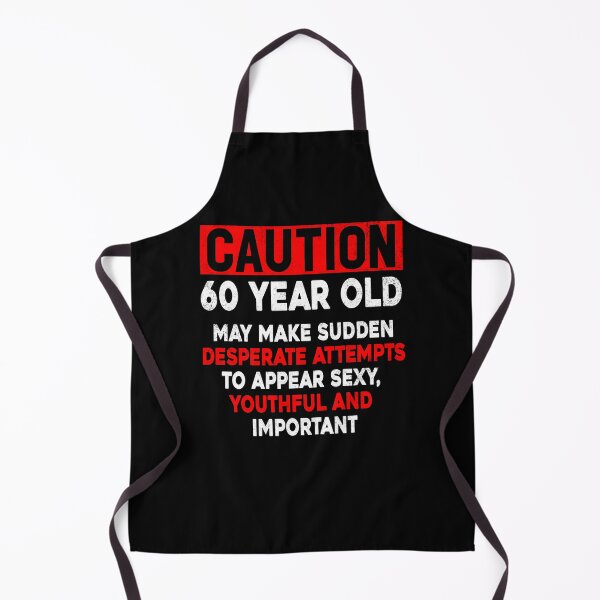 Item preview,  60th Birthday Caution 60 Year Old Retro Birthday Funny designed and sold by FernaRoje.