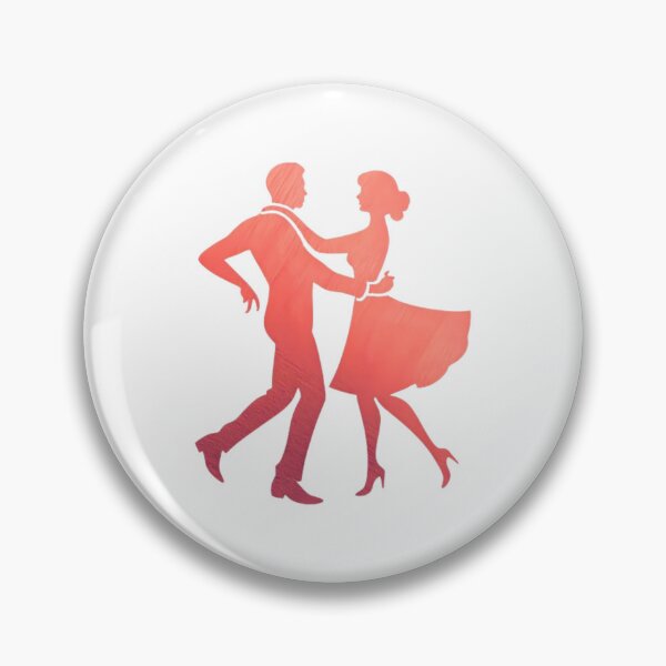 Item preview, A couple performing a ballroom dance_Red paint designed and sold by Aariq.
