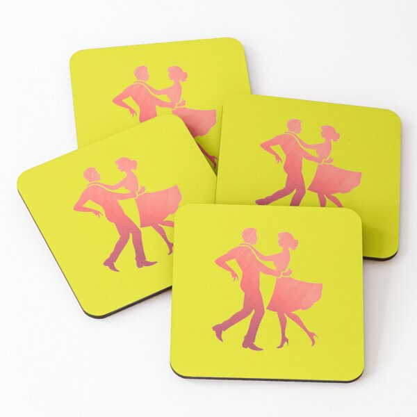 Item preview, A couple performing a ballroom dance_Red paint designed and sold by Aariq.