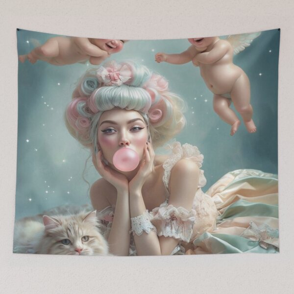 Item preview, Rococo Boredom – Bubblegum Royalty" designed and sold by Antik by Schulz.