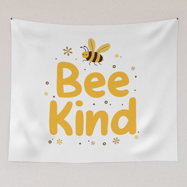 Item preview, Bee Kind Quote Typography designed and sold by Lyonyx.