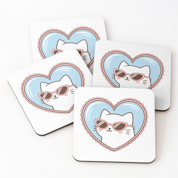Item preview, funny cute sunglasses cat designed and sold by lea-lani.