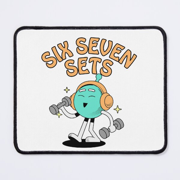 Item preview, Six Seven Gym meme 6 7 workout designed and sold by JumpandFly.