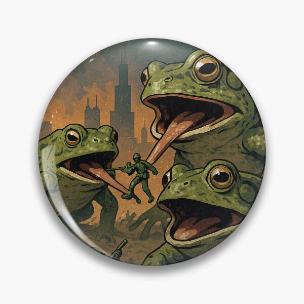 Item preview, Liberate Chicago Protest Frogs designed and sold by AIQUEERART.