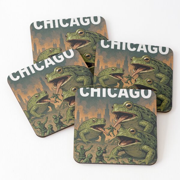 Item preview, Liberate Chicago Protest Frogs designed and sold by AIQUEERART.